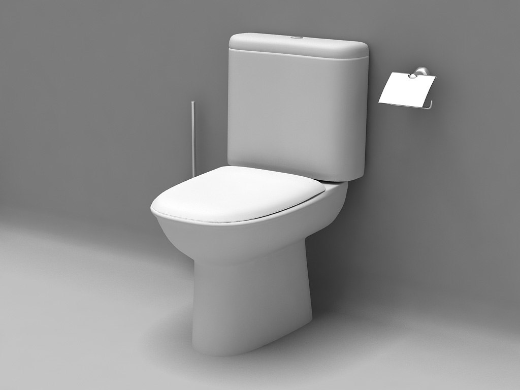 toilet furniture 3d model